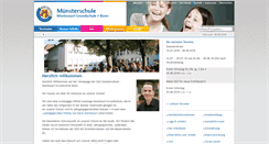 Desktop Screenshot of muensterschule.de