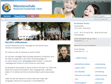 Tablet Screenshot of muensterschule.de